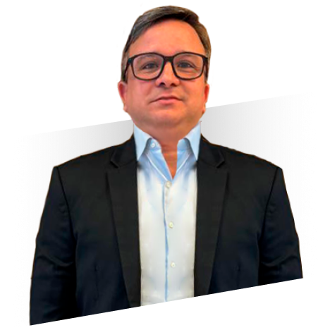 Ortopedista Dr. Antonio Polaco de terno emoldurado